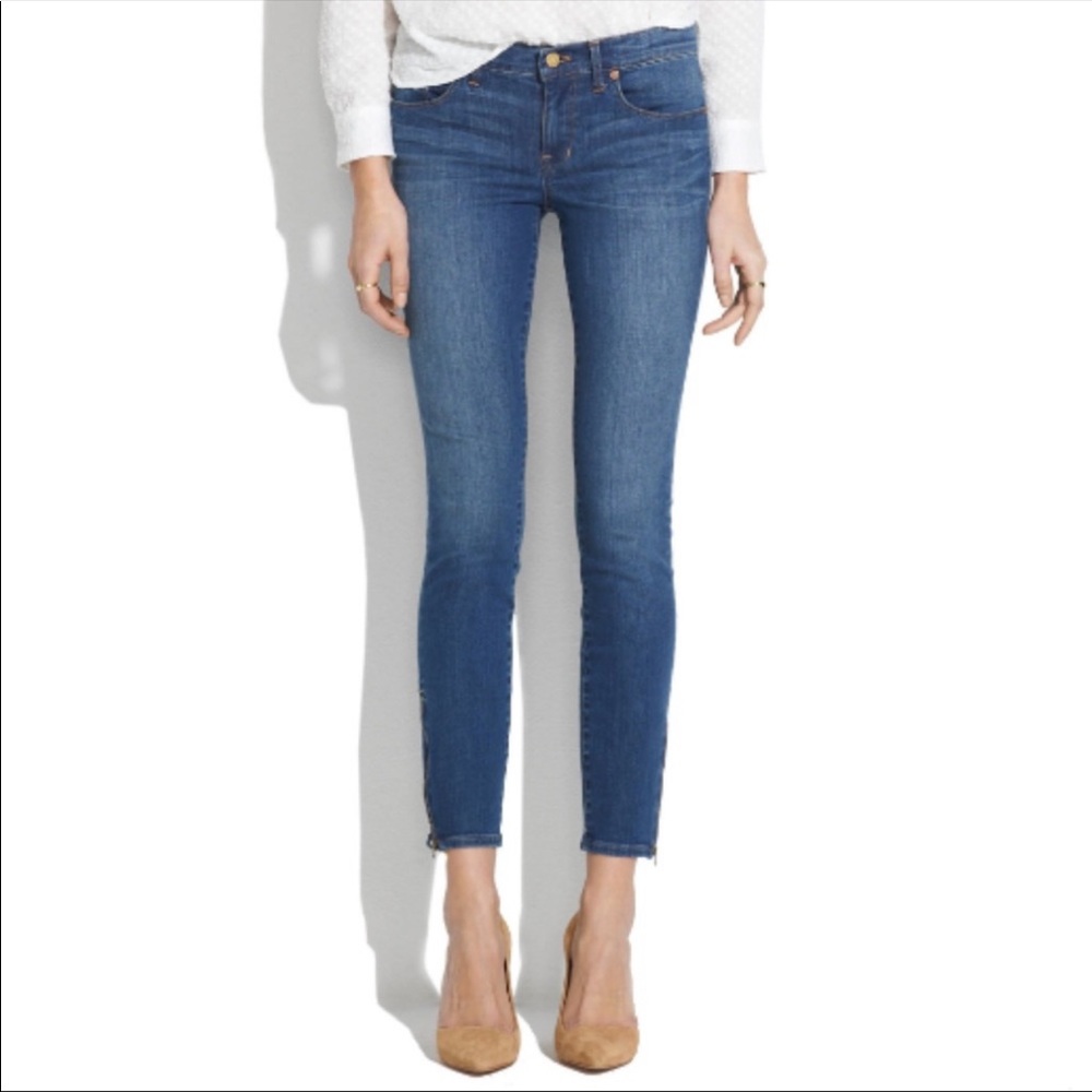 Madewell Skinny Skinny Ankle Zip Jeans 👖